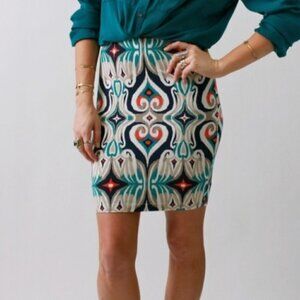 NEW Tart Collections Lucia Ikat Pencil Skirt